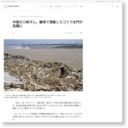 中国の三峡ダム、豪雨で漂着したゴミで水門が危機に – ロイター