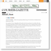 Alfred L. Scott – Knox County VillageSoup – Courier-Gazette & Camden Herald