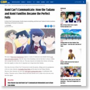 Komi Can’t Communicate: The Tadano and Komi Families Are Perfect Foils – CBR – Comic Book Resources