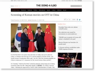 Screening of Korean movies on OTT in China – 동아일보