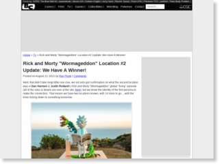Rick and Morty “Wormageddon” Location #2 Update: We Have A Winner! – Bleeding Cool News
