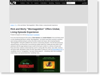 Rick and Morty “Wormageddon” Offers Global, Living Episode Experience – Bleeding Cool News