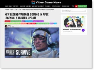 New Legend Vantage Coming in Apex Legends: A Hunted Update – Game News 24 – Game News 24