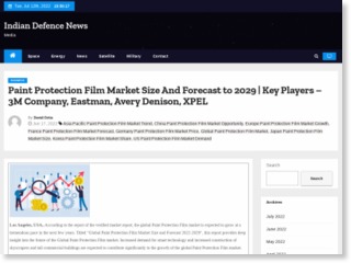 Paint Protection Film Market Size And Forecast to 2029 | Key Players – 3M Company, Eastman, Avery Denison, XPEL – Indian Defence News – Indian Defence News