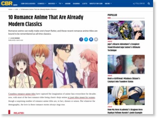 10 Romance Anime That Are Already Modern Classics – CBR – Comic Book Resources