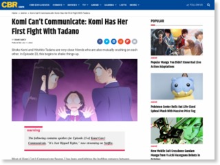Komi Can’t Communicate Episode 23: Komi and Tadano’s First Fight – CBR – Comic Book Resources
