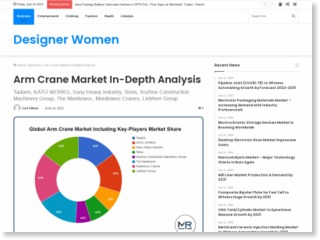 Arm Crane Market In-Depth Analysis – Designer Women – Designer Women