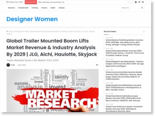 Global Trailer Mounted Boom Lifts Market Revenue & Industry Analysis By 2029 | JLG, Aichi, Haulotte, Skyjack – Designer Women – Designer Women