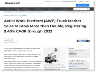 Aerial Work Platform (AWP) Truck Market Sales to Grow More than Double, Registering 9.40% CAGR through 2032 – EIN News
